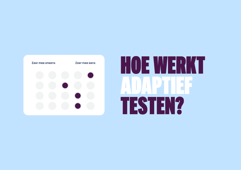 Hoe werkt adaptief testen?
