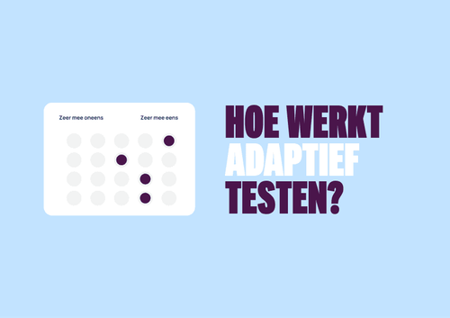 Hoe werkt adaptief testen?